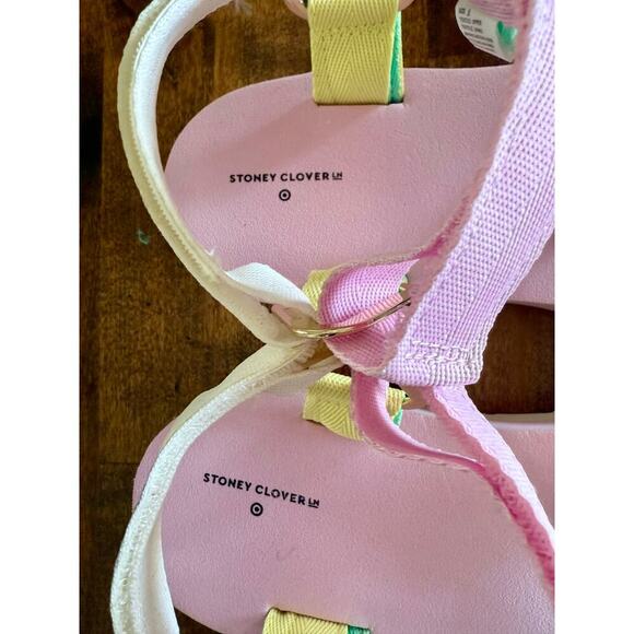 Stoney Clover Lane Target Limited Edition Colorful Strappy Sport Sandals Size 9 - Picture 8 of 8